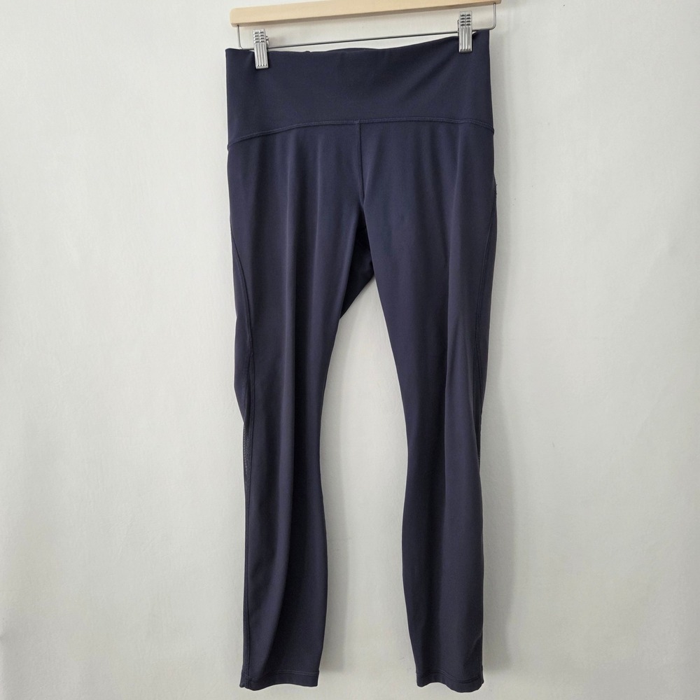 Lululemon Align High Rise Crop Leggings Blue‎ Size 8